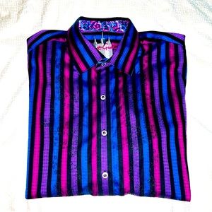 Robert Graham Dress Shirt Classic Fit XL